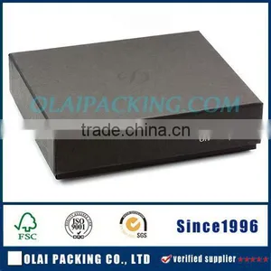 2015 Custom Black Paper Wallet Box for Men thumbnail-1