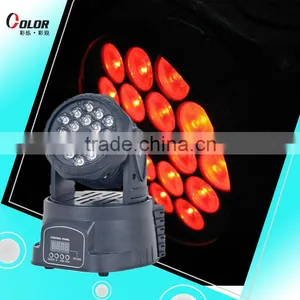 China Led Stage Light 18*3w Tricolor Moving Head thumbnail-1