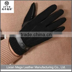 High Quality Cheap Custom Male Driving Leather Glove thumbnail-1