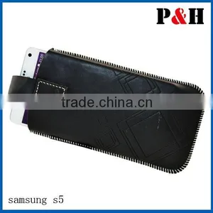 for Samsung Galaxy S5 Case Leather Case for Mobile Cell Phone Pouch for S5 thumbnail-2