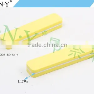 Nail Art Manicure Using Cheap Yellow Cusom Sponge Mini Nail File thumbnail-4