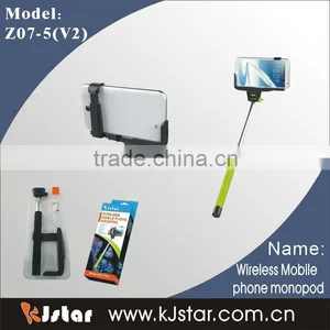 2014 Camera Accessory Kjstar Monopod Bluetooth Factory Z07-5 With Excellent Quality thumbnail-5