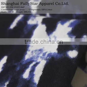 Knitted Cheap Printed Cotton Fabric thumbnail-1