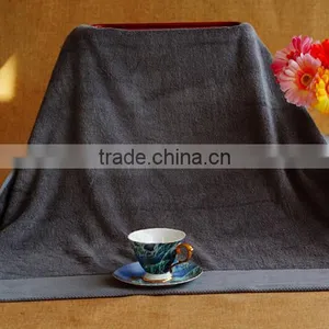 Newest Design Cotton Sateen Towel Solid Color Wholesale Used Bath Towels thumbnail-5