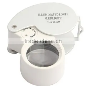 Folding LED Illuminated Diamond Lens Loupe Magnifier thumbnail-3
