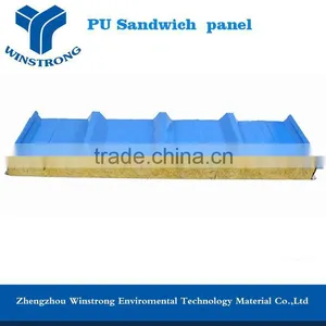 Insulating Sandwich Panels,galvanized Rock Wool Sandwich Wall Panels thumbnail-3
