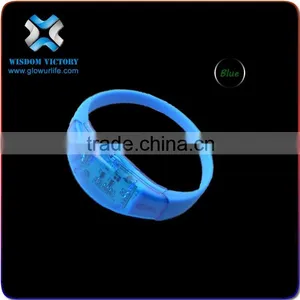 Voice Activated Noise Flashing Bracelet,silicon Led Bracelet thumbnail-1