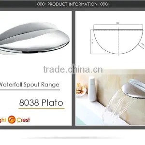 Professional Brass Waterfall Shower Faucet Bathroom thumbnail-6