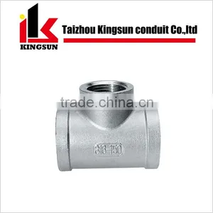Stainless Steel 304 Water Supply Equal Straight Tee thumbnail-6