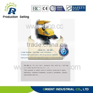 China Factory Exported Directly Battery Use Ride on Linoleum Road Sweeper With Power Supply 36V thumbnail-5