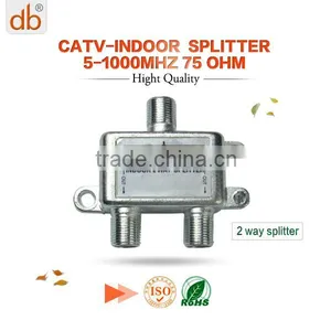 5-1000MHz Indoor Cable tv Splitter 2 Way Splitter thumbnail-1
