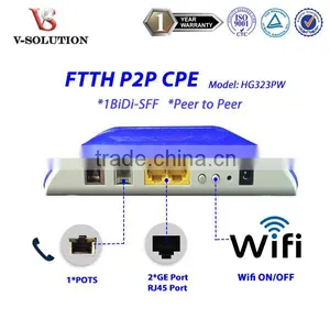 FTTX Solution 1BiDi-SFF+2GE+1POTS+WiFi Access Point P2P Fiber Gateway thumbnail-1