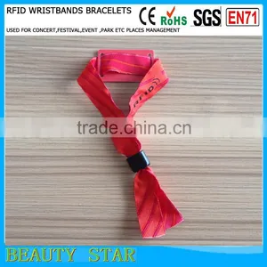Customized Logo RFID Woven Wristbands ,for Event Use RFID Woven Wristbands thumbnail-4