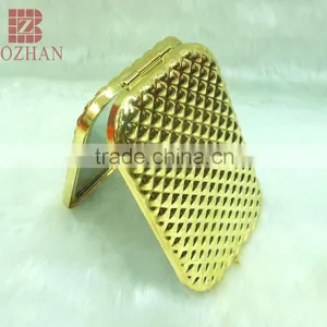 Charm Peacock Cosmetic Mirror/gold Peacock Promotional Gift Pocket Mirror/gold Peafowl Makeup Mirror thumbnail-3