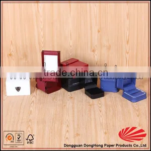 Small Delicate Hinged Packaging Velvet Ring Box for Wedding thumbnail-5