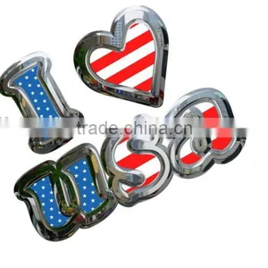 Custom ABS Chrome Plated Car Badge, Lettering Emblem, Car Sticker thumbnail-1