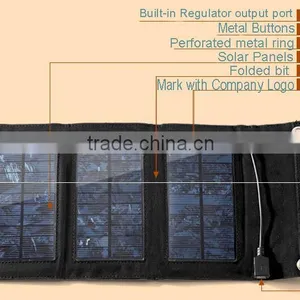 Waterproof Solar Charger USB Solar Charger 5w Solar Panel for Smartphones, GPS, EReaders thumbnail-2