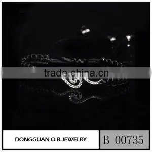Hot-selling 925 Silver Zircon Knitted Bracelet/lines Shape Zircon Bracelet thumbnail-1