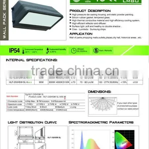 US Designed 5 Years Warranty 40W Cut off DLC Certified LED Wallpack Extreior Lighting thumbnail-4