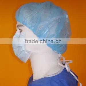 Disposable Nonwoven Bouffant Caps For Medical Use Nurse Cap thumbnail-5