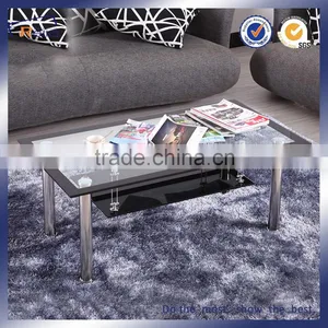 CLASSIC PROMOTION SIMPLE GLASS TEA TABLE SQUARE WHOLESALE thumbnail-1