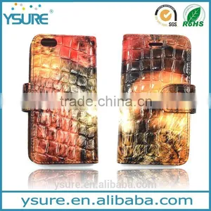 Crocodile Pattern Top Grade Flip Wallet Leather Phone Case For Asus Zenfone Zoom With PVC ID and Credit Card Slots thumbnail-1