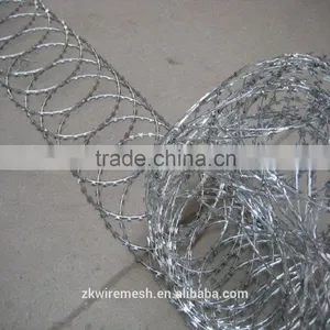 High Quality Razor Wire CBT-65 Stainless Steel Razor Barbed Wire Factory thumbnail-3
