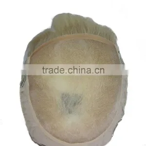 Factory Price Human Remy Hair New Style Toupee thumbnail-5