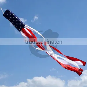 100% Polyester Differen Sizes USA Windsock thumbnail-1
