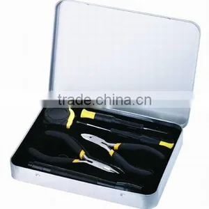 7PCS Mechainc Tool Sets 1/4'' Dr.sockets Precision Scredriver With Box 4.5'' Diagonal thumbnail-1
