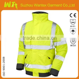 Safety Jacket Safety Clothing Reflective Work Clothes Waterproof Softshell Jacket thumbnail-1