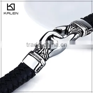 2014 Newest Handmade Fashion Blank Leather Bracelets thumbnail-2
