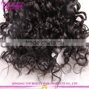 Top Quality 7A Grade Raw Indian Curly Hair Natural Color Curly Human Hair Extensions thumbnail-6