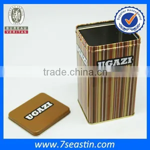 Recyclable New Design Square Metal Cookies Tin Can From Dongguan Factory thumbnail-6