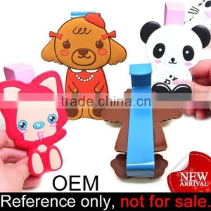 Funny Soft Pvc Custom Plastic Single Bathroom Over Door Hook Hanger thumbnail-1
