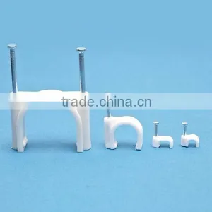 Good Selling Full Size PE Material Round Nail Cable & Wire Clip thumbnail-5