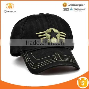 Letters Embroidered Black Baseball Cap Hats thumbnail-1