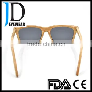 2016 Rectangle Women Mens Cool Natural Wood Rectangle Wooden Sunglasses thumbnail-5