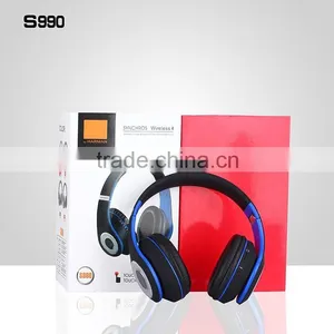 Portable Rechargeable Bluetooth Stereo Headphone With Speaker, SNHALSAR Consumer Electronics S990 Headphone thumbnail-1