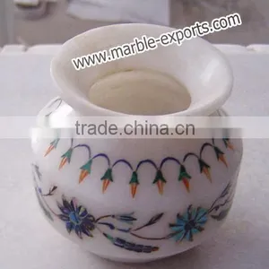 New Marble Inlay Pot thumbnail-1