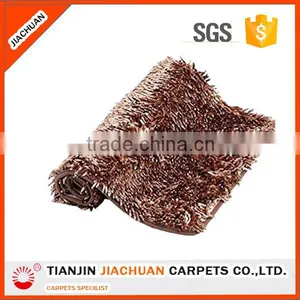 Short Pile Polyester Shiny Chenille Floor Mat thumbnail-1
