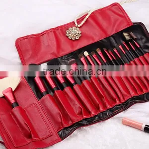 High Quality 18pcs Red Makeup Brush Set,stock Product With Factory Price thumbnail-2