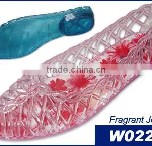 Clear Women Plastic Jelly Shoe Sandal thumbnail-1