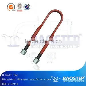Red u Bolt With Nut ForMitsubishi Nissan BSF-3132416 Promotion Discount 15% thumbnail-1