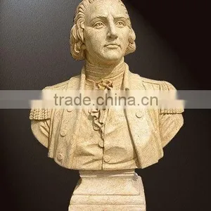 Natural Stone Male Bust Statue Sculpture thumbnail-1