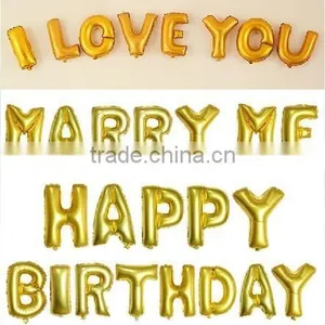 Hotting Sale 16 Inches Foil Inflatable Balloon, Decoration Letter Balloon, Words/letter Balloon thumbnail-1