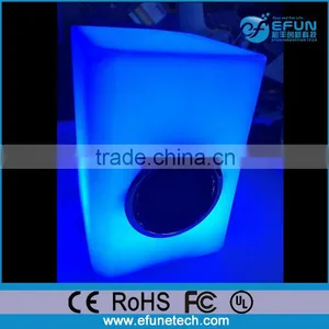 2016 New Products for Sale Waterproof Light up Wireless Bluetooth Smart Led Speaker thumbnail-1
