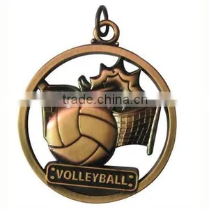Volleyball Metal Medals/ Custom Sport Metal Medals thumbnail-1