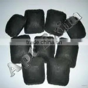 Apt Exim Coconut Shell Charcoal Briquettes Burns Consistently and Evenly thumbnail-1