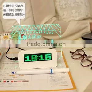 Fancy Digital Projcetor Alarm Clock Led Alarm Clock With Usb Port thumbnail-2